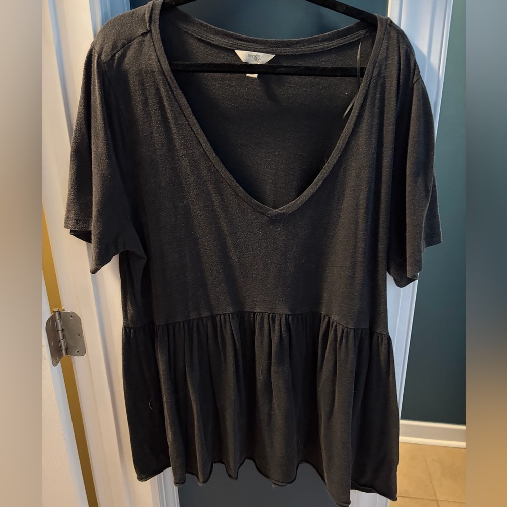 Terra and Sky Peplum Style Tshirt